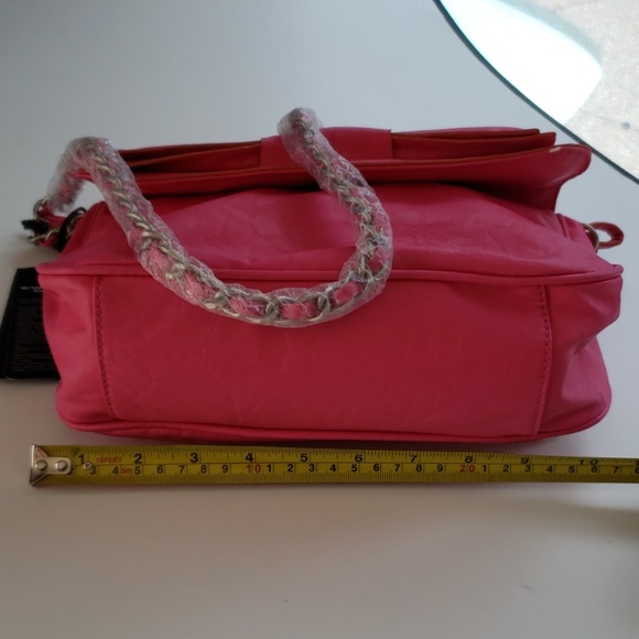 Friis Co. Leather Authentic Hot Pink Bag - Picture 8 of 8